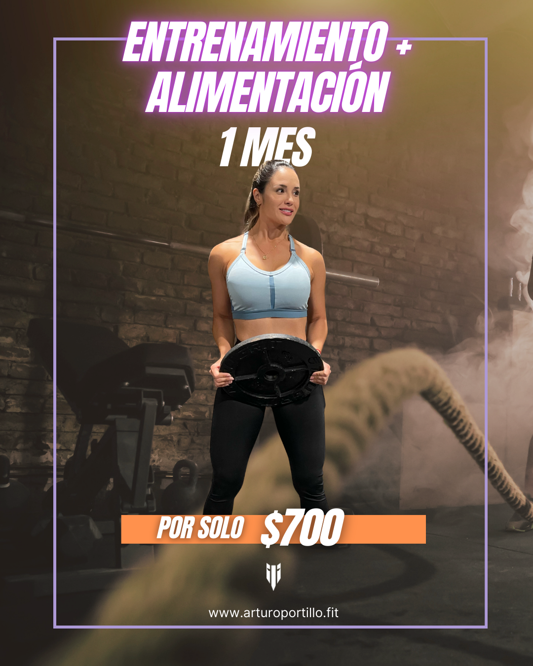 1 MES MUJER Programa de entrenamiento y Plan de alimentación