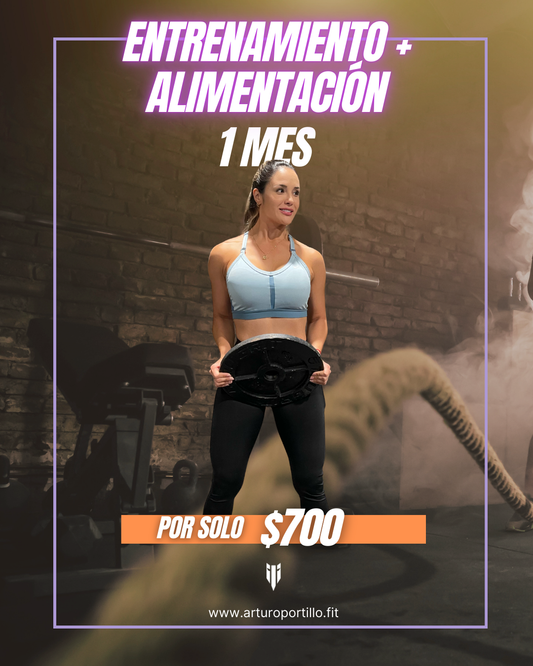 1 MES MUJER Programa de entrenamiento y Plan de alimentación